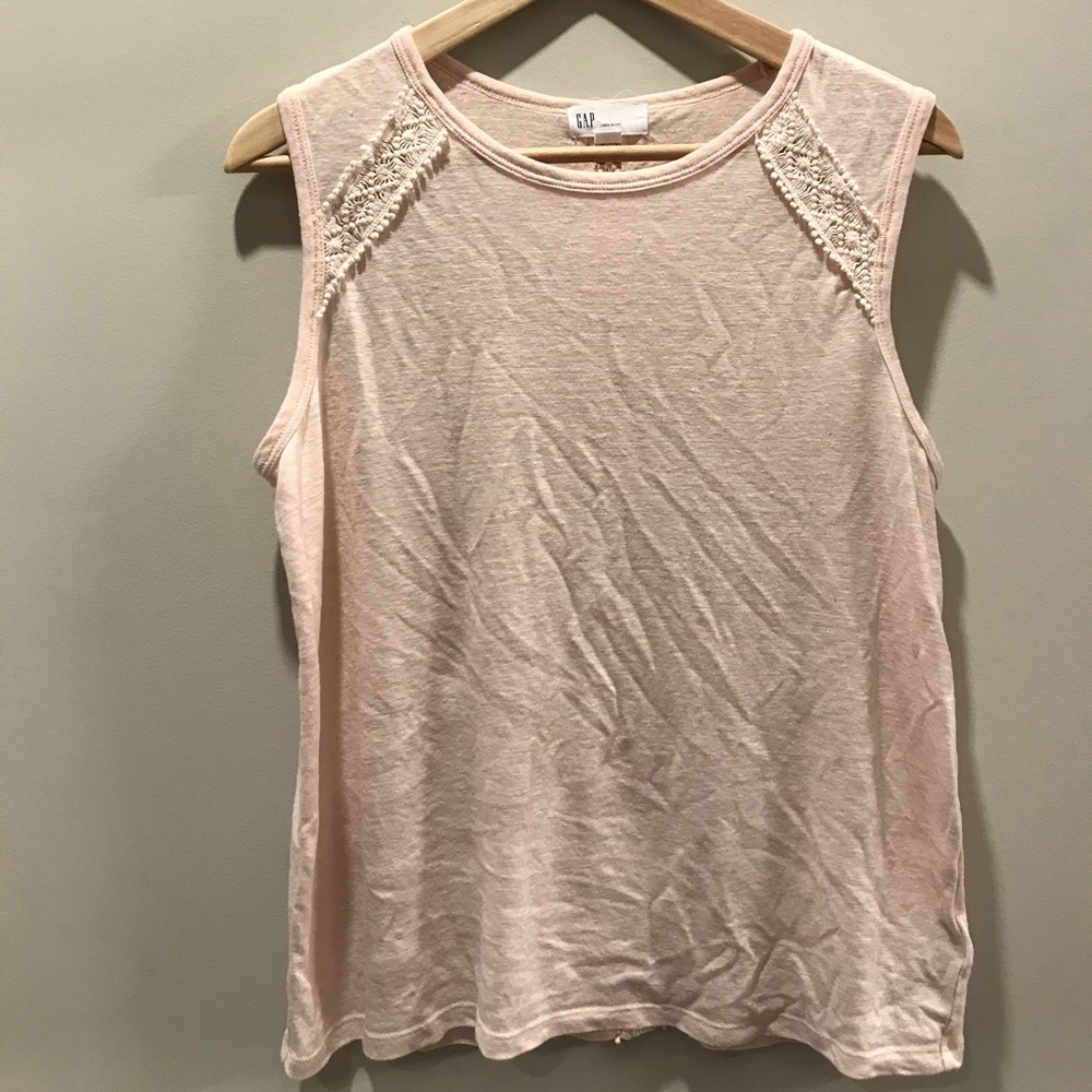 Linen blend size large Loft top